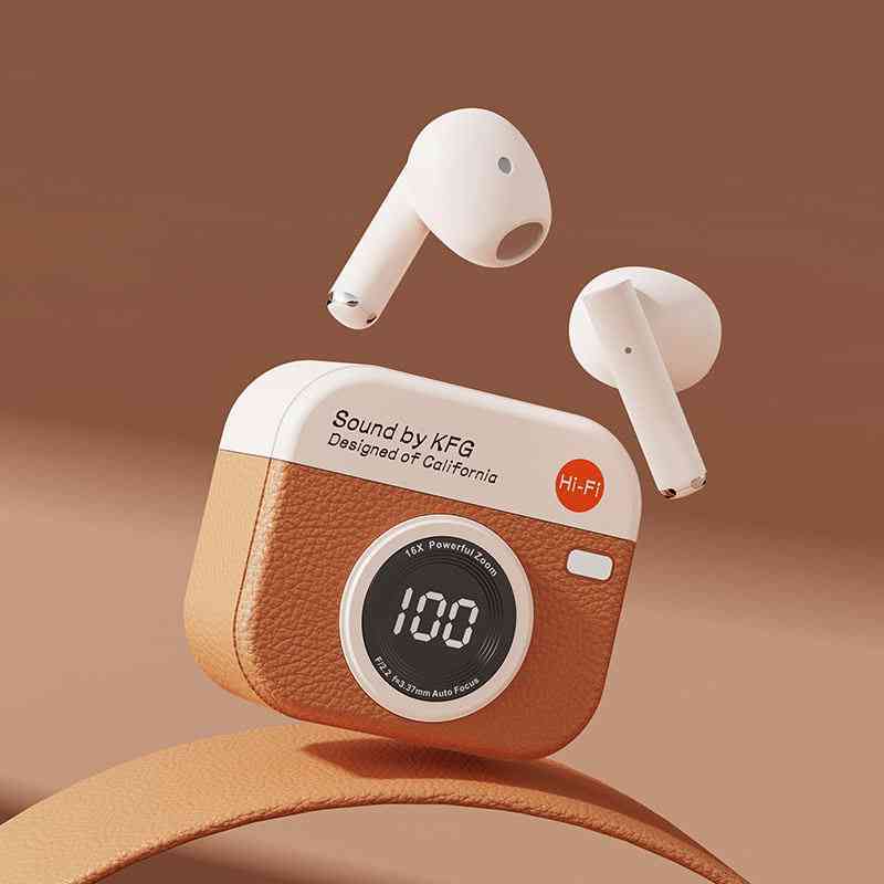 Q86 True Wireless Earbuds Bluetooth 5.3 with LED Digital Display & Hi-Fi Stereo Sound